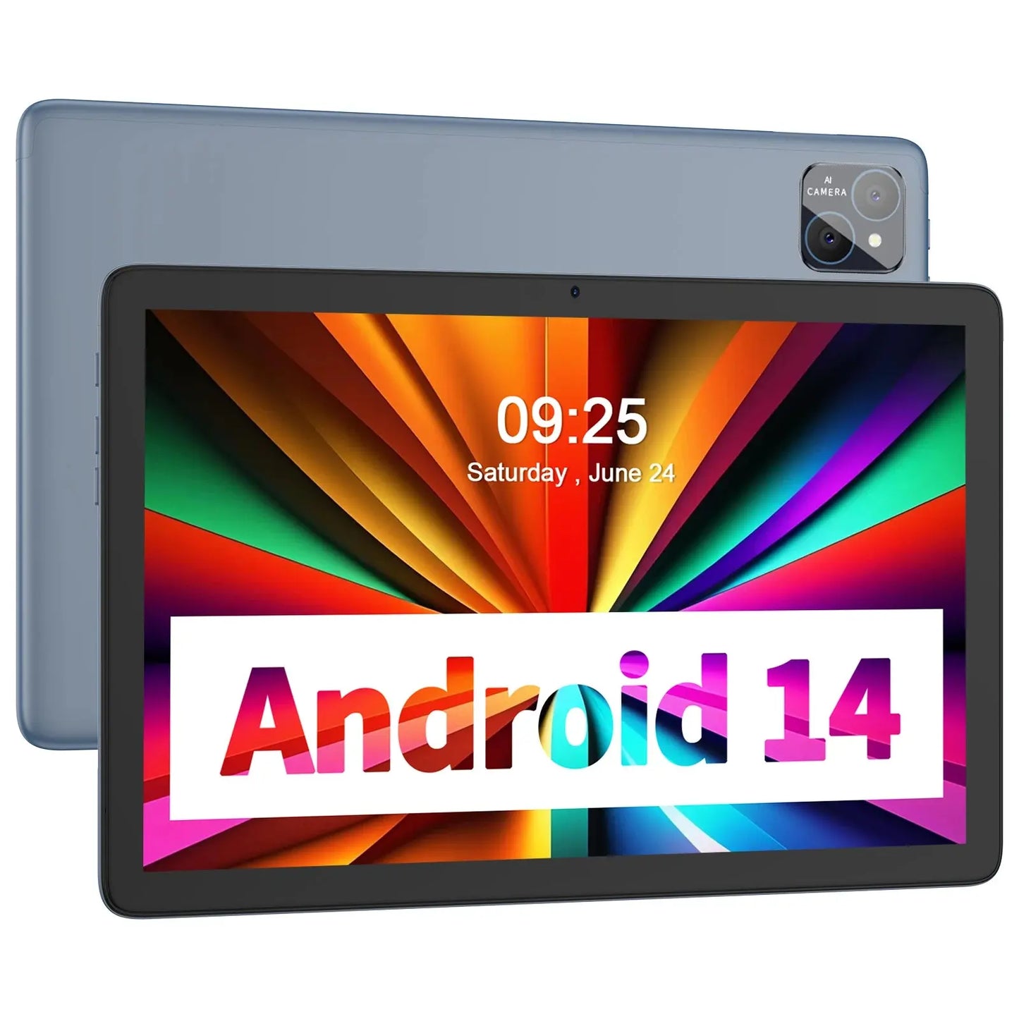 PRITOM TAB11 Android 14 Tablet 10 Inch, 8GB(4+4 Expand) RAM + 128GB ROM, Octa Core, 5G WiFi, with Keyboard, Mouse, Case - ALPENZO