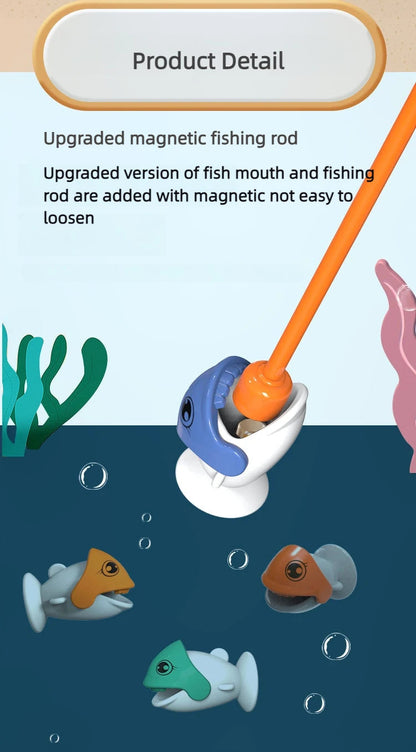 Dinosaur Simple Magnetic Fishing Toys Play Rod Game Toys for Children Baby Montessori with Rod Kids Educational No Rotating Gift ALPENZO