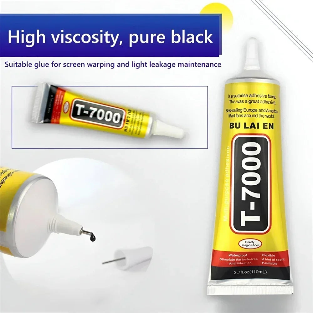 1 pc 15/50/110ml B-7000 Glue T-8000 Adhesive Epoxy Resin Repair Cell Phone Touch Screen Liquid Glue Jewelry Craft Adhesive Glue ALPENZO