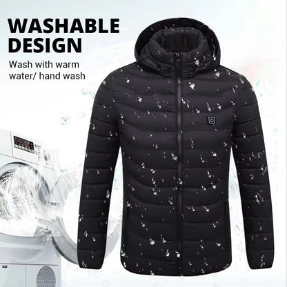 Heated Jacket 21 Areas /2 Areas Winter Men's Women's skiing Jacket USB Electric Heating Jacket Heated Vest Moto Thermal Clothes