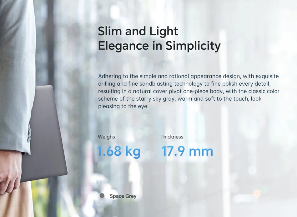 Honor Laptop MagicBook X16 ,16 "Intel Core i5-12450H 16GB 512GB SSD IPS Win 11 - ALPENZO