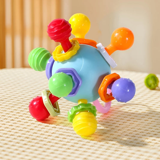 Hand Grip Ball Teeth-glue Manhattan Gnawing And Potable Rattle Sound Toy ALPENZO