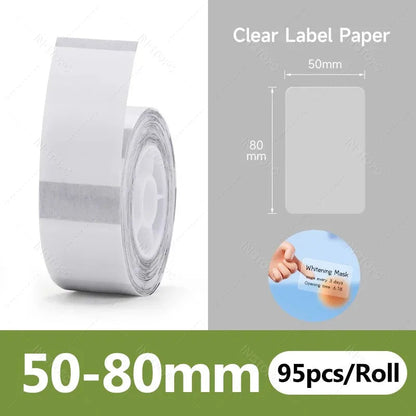 NiiMBOT B21 B1 B3S Round Label Printing Sticker Self-adhesive Thermal Waterproof Digital Number Cake Sealing Sticker Paper ALPENZO