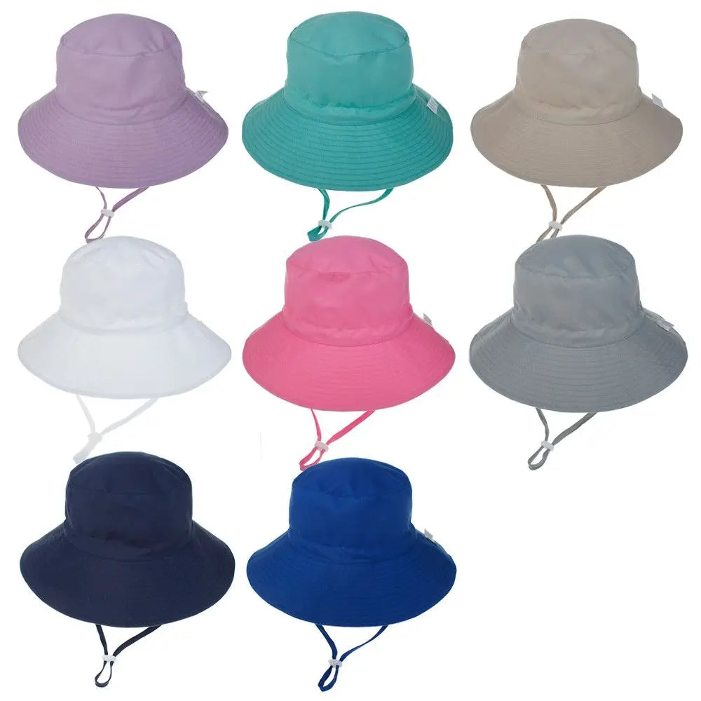 Outdoor Beach Hat Summer Baby Sun Hat for Girls Boys Kids Bucket Cap 0-8 Years ALPENZO