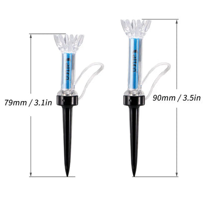 Improve Your Golf Game with the Caiton 5pcs Magnetic Plastic Golf Tee Set - 360degree Bounce
