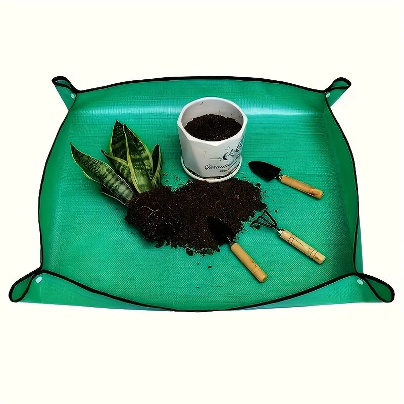1pc Planting Ma Gardening Potting Pad Foldable Garden Plant Flower Pot Transplanting Waterproof Mats - ALPENZO