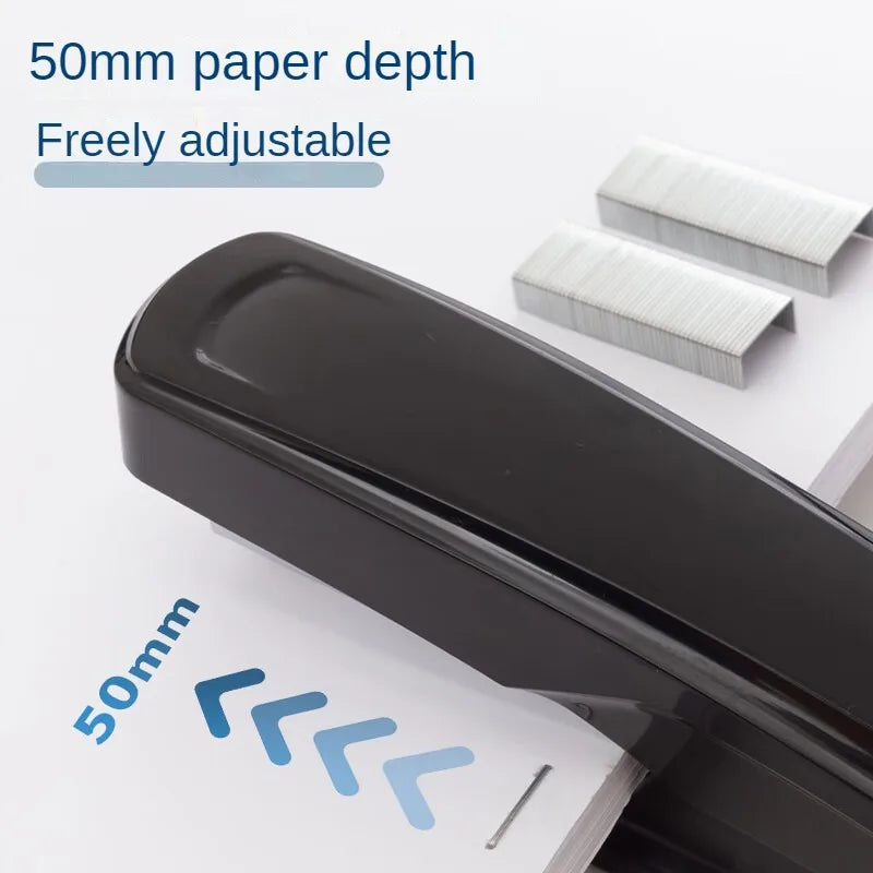 M&G Dual Mode Stapler Business Metal Durable Stapler #12 Office Supplies Single Pack Black/Gray Fits 24/6 & 26/6 Nail Patterns ALPENZO