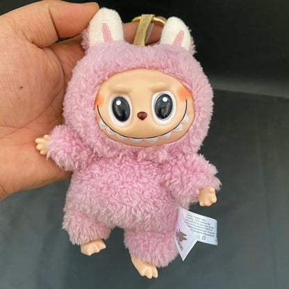 Cute Labubu The Monsters Heartbeat Macaron Enamel Face Cute Stuffed Pvc Figurine Tabletop Ornament Kawaii Toy Kids Birthday Gift ALPENZO