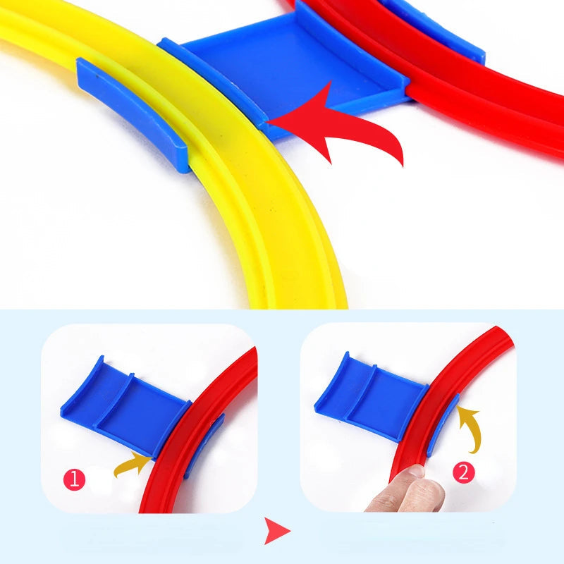 Outdoor Kids Funny Physical Training Sport Toys Lattice Jump Ring Set Game with 10 Hoops 10 Connectors for Park Play Boys Girls ALPENZO