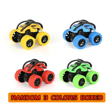 Inertial Off-Road Vehicle Toy Super Fall Resistant Climbing Car Model Car Children's Four-Wheel Drive Toy 360 Degree Rotation ALPENZO