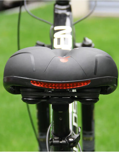 ESLNF Hollow Breathable Bicycle Saddle MTB Road Bike Saddle Shock Absorbing Comfortable Big Butt Bike Seat Bicycle  Accessories