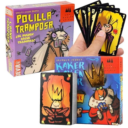 Mogel Motte Polilla Tramposa Card Game Devir-game moth cheate /Royal Xiaoqiang Cheating Moth - ALPENZO