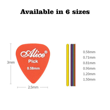 Multicolor Guitar Picks 10/50/100 Pieces Mixed ABS Premium Plastic Guitar Picks for Acoustic Electric Guitars Bass Or Ukulele