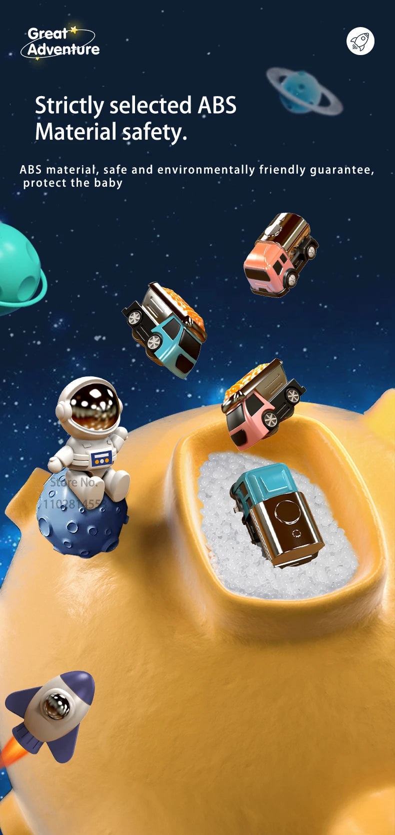 Racing Rail Car Model Space Aerospace Animals Educational Toys Children Train Track Adventure Brain Mechanical Interactive Game ALPENZO