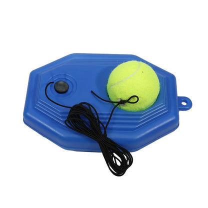 Heavy Duty Tennis Training Aids Base With Elastic Rope Ball Practice Self-Duty Rebound Tennis Trainer Partner Sparring Device
