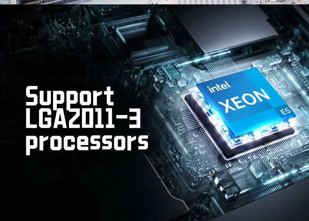 QIYIDA X99 motherboard D4 LGA 2011 3 with M.2 slot Support X99 C612chip DDR4 Memory SATA3.0 USB3.0 PCI16X - ALPENZO