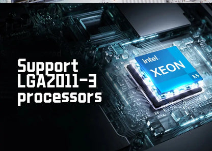 QIYIDA X99 motherboard D4 LGA 2011 3 with M.2 slot Support X99 C612chip DDR4 Memory SATA3.0 USB3.0 PCI16X - ALPENZO