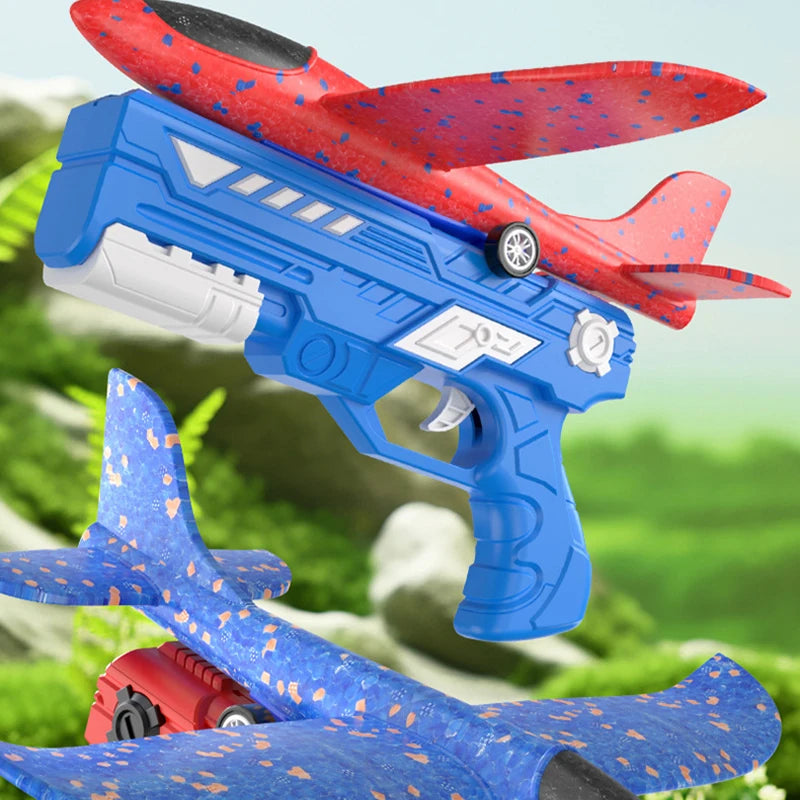 Children's Foam Ejection Aircraft Toys Parent-Child Interaction Outdoor Foam Aircraft Park ALPENZO