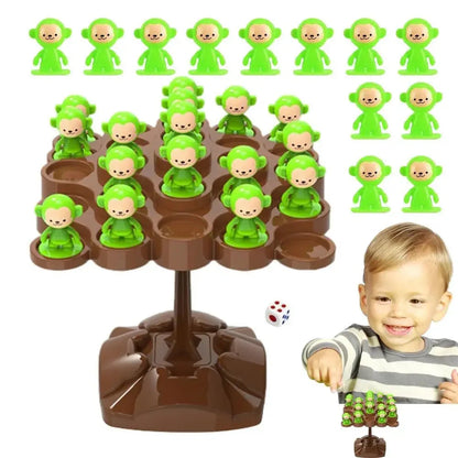 Creative Balancing Tree Toy Digital Monkey Balance Scale Educational Number Board Game Kids Learning Toys Montessori Math Toy ALPENZO