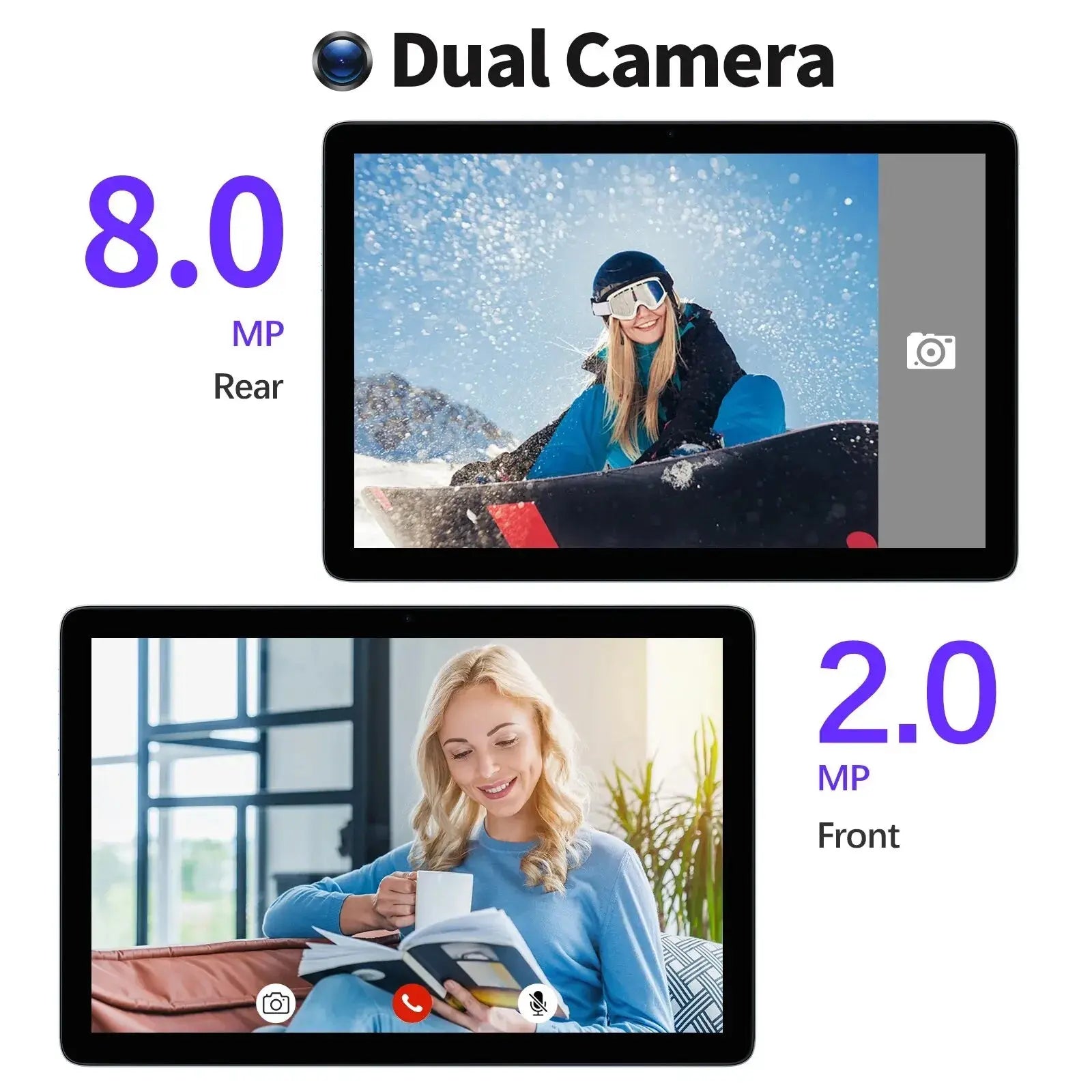 PRITOM TAB11 Android 14 Tablet 10 Inch, 8GB(4+4 Expand) RAM + 128GB ROM, Octa Core, 5G WiFi, with Keyboard, Mouse, Case - ALPENZO