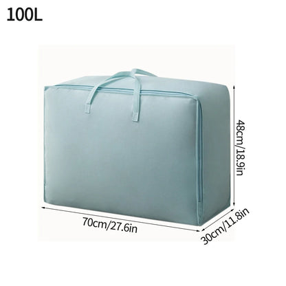 Large Capacity Clothes Storage Bag Waterproof Cabinet Wardrobe Organizer Quilt Pillow Blanket Organizer Dustproof Bedding Storag