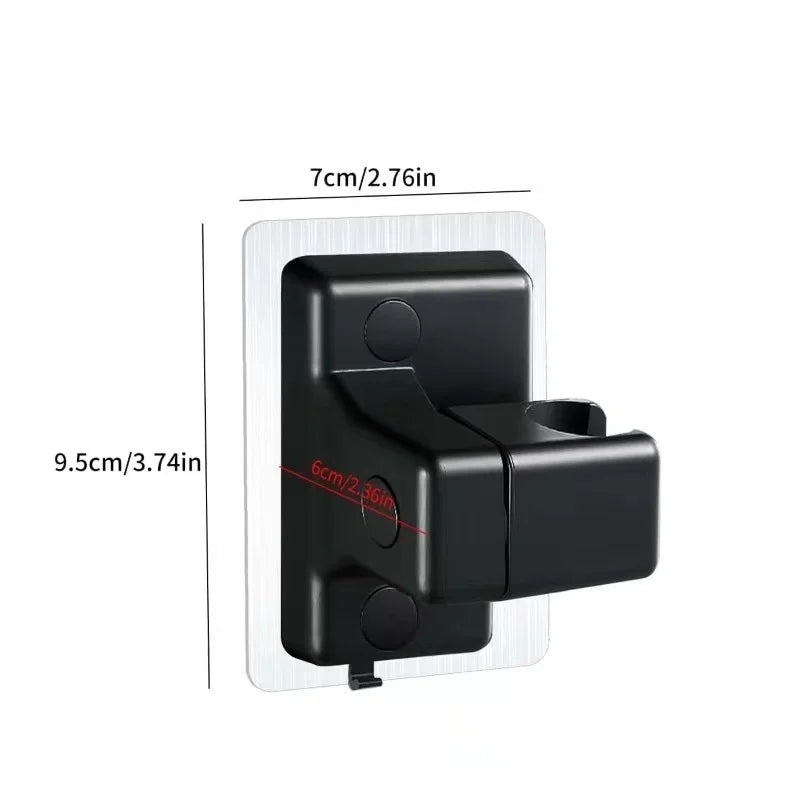 Soporte por Soffione Doccia, accesorio de apoyo por Doccia a Parete Regolabile Soffione Doccia Autoadesivo Staffa Portatile - ALPENZO