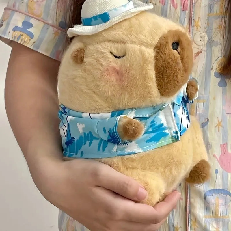 23cm Capybara Plush Simulation Capibara Anime Fluffty Toy Cute Doll Stuffed Animals Soft Doll Plush Christmas Thanksgiving Gift ALPENZO