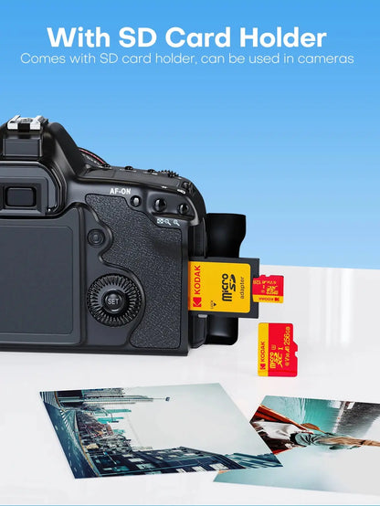 KODAK MicroSD Card Memory Card 32GB 64GB Special For Driving Recorder 128GB 4K High Speed Flash Memory TF Flash Cards for Camera - ALPENZO