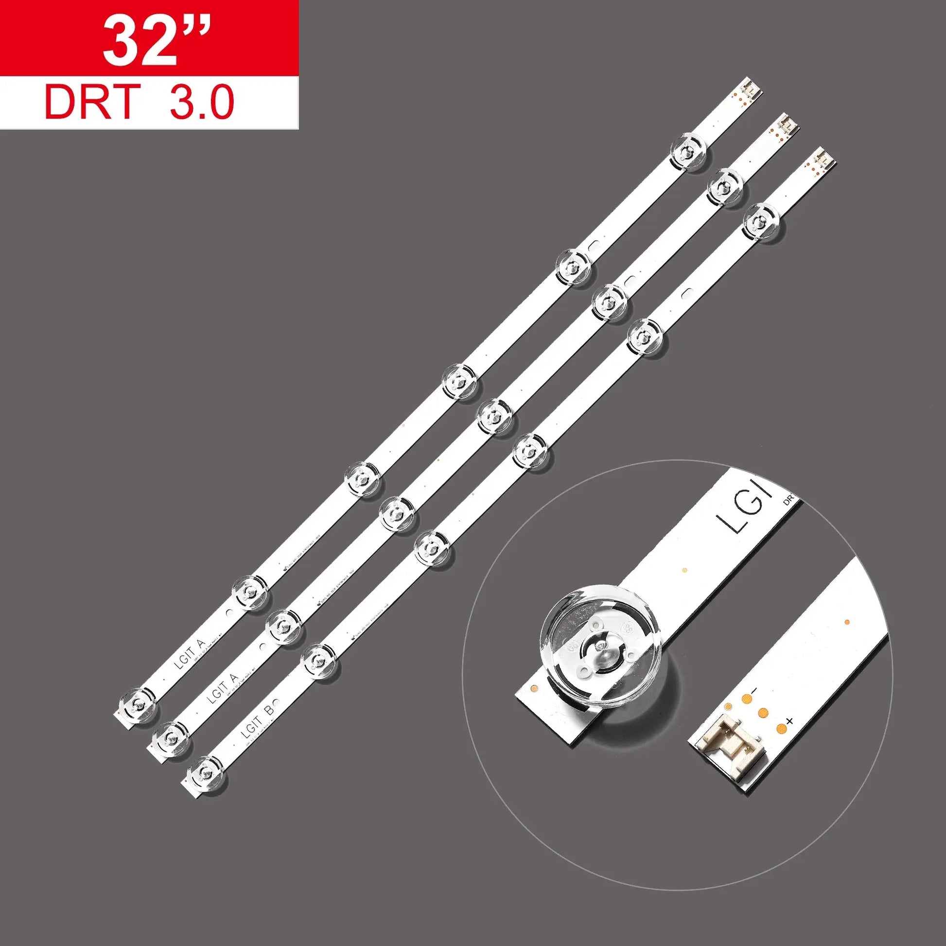 LED backlight for LIG 32"TV 32LB572V 6916l-1974A 32LB580V 32LB650V 32LB652V 32LB653V 32LF550 innotek DRT3.0 32inch - ALPENZO