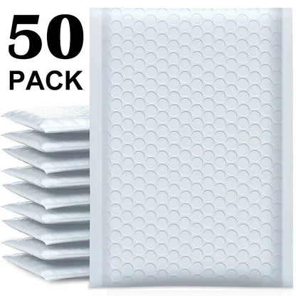 10-50Pcs Bubble Envelopes White Foam Shipping Bags Poly Bubble Mailers Pad Self Seal Packing Bags 11cm 15cm 23cm Wholesale ALPENZO
