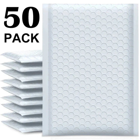 10-50Pcs Bubble Envelopes White Foam Shipping Bags Poly Bubble Mailers Pad Self Seal Packing Bags 11cm 15cm 23cm Wholesale ALPENZO