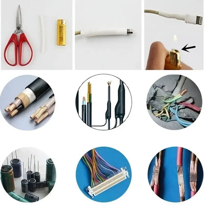 Tubing 2:1 Assortment Polyolefin Tube Car Cable Sleeving Wrap Wire Kit 127pcs Black Red Heat Shrink - ALPENZO