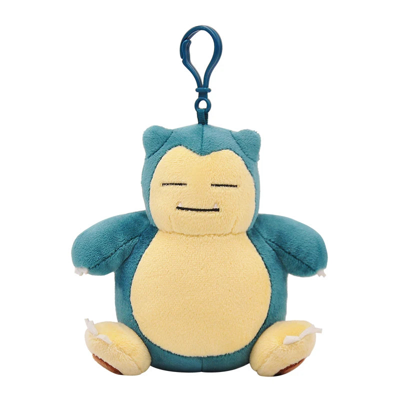 Clearance_Original Pokemon Plush Keychain Cartoon Toys Pikachu Charmander Psyduck Squirtle Snorlax Wobbuffet Doll Kids Kawai Toy ALPENZO