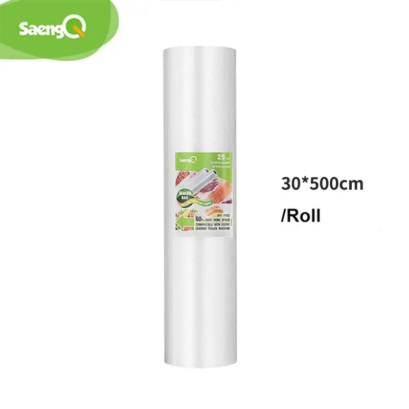 saengQ vacuum bags for food Vacuum Sealer Food Fresh Long Keeping 12+15+20+25+30cm*500cm Rolls/Lot bags for vacuum packer - ALPENZO