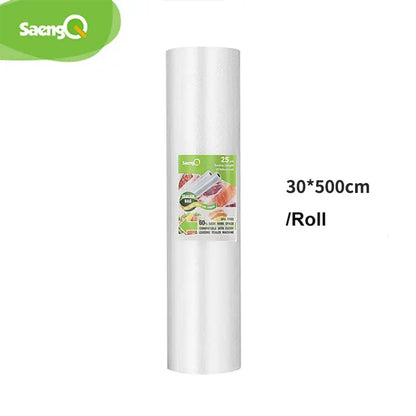saengQ vacuum bags for food Vacuum Sealer Food Fresh Long Keeping 12+15+20+25+30cm*500cm Rolls/Lot bags for vacuum packer - ALPENZO