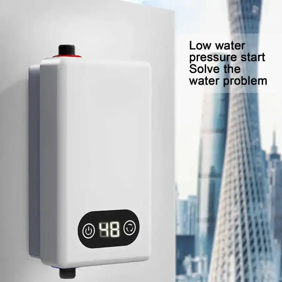 Instant Electric Water Heater Memory Function Frequency Conversion Constant Temperature Water Heating Machine 220V 4500W - ALPENZO