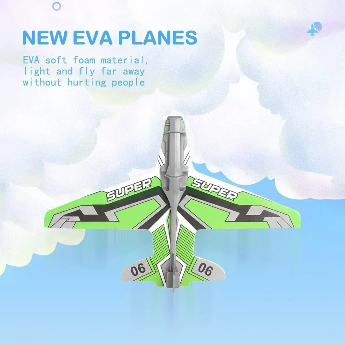 Shooting Air Airplane Launcher Bubble Catapult Plastic Airplane Toy Shooting Game Outdoor Sport Toy for Kids Plane Catapult Gun ALPENZO