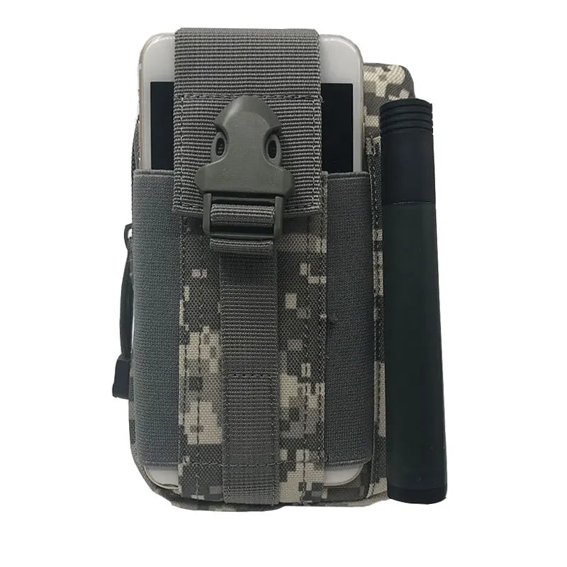 Molle Bag Waist Bag Camouflage Waterproof Nylon Multifunctional Casual Men Waist Bag Men Small Bag Phone Case