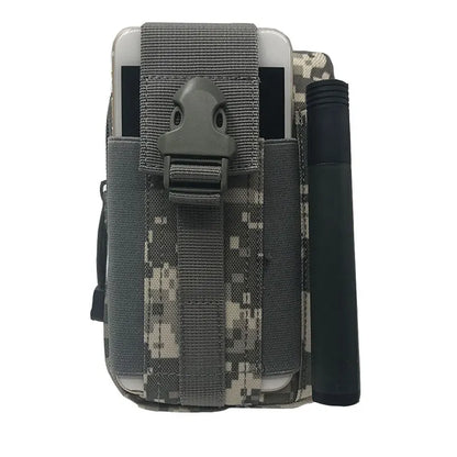 Molle Bag Waist Bag Camouflage Waterproof Nylon Multifunctional Casual Men Waist Bag Men Small Bag Phone Case