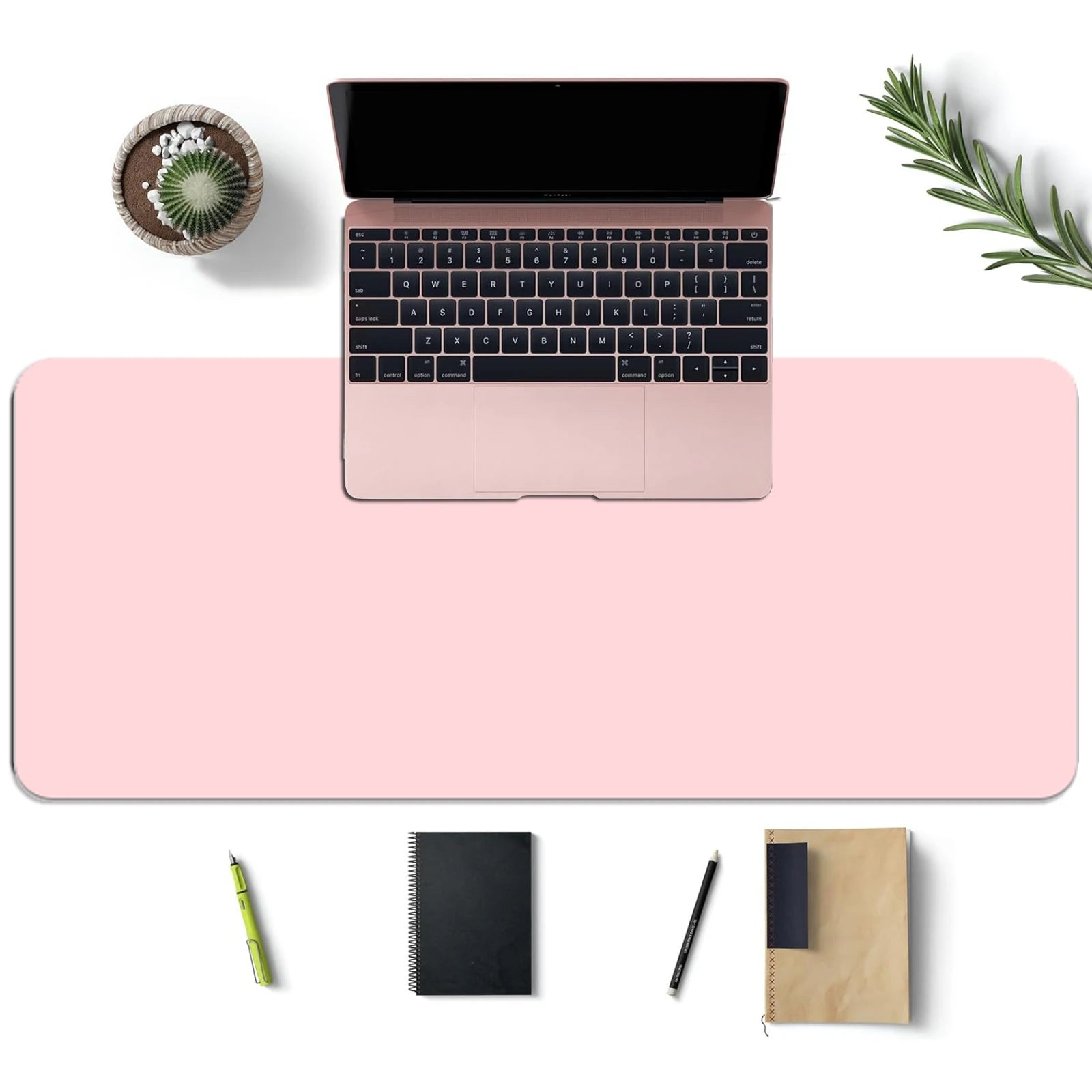 PU Leather Desk Pad with Suede Base, Multi-Color Non-Slip Mouse Pad, Waterproof Desk Writing Mat, Large Desk Blotter Protector ALPENZO