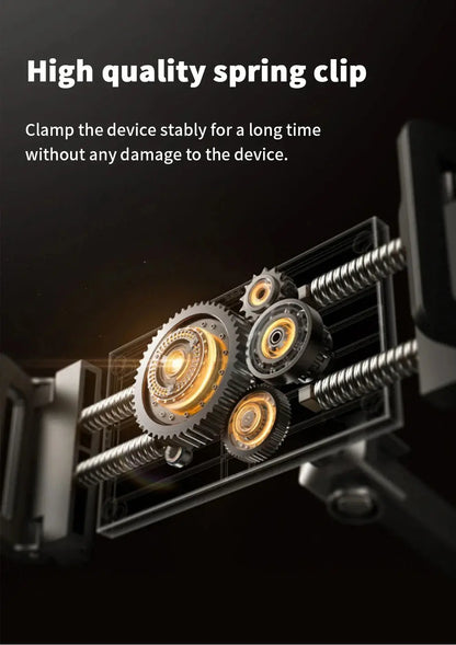 Universal Tablet Stand Clip Lazy Bracket Flexible Articulating Aluminum Arm Phone Mount Tablet Holder For All 4-11 Inch Device - ALPENZO