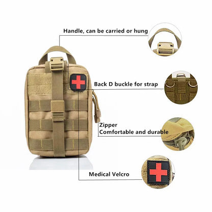Tactical First Aid Kit Medical Kit Emergency Outdoor Military Hunting Vehicle Camping Survival Tool Military Edc Bag