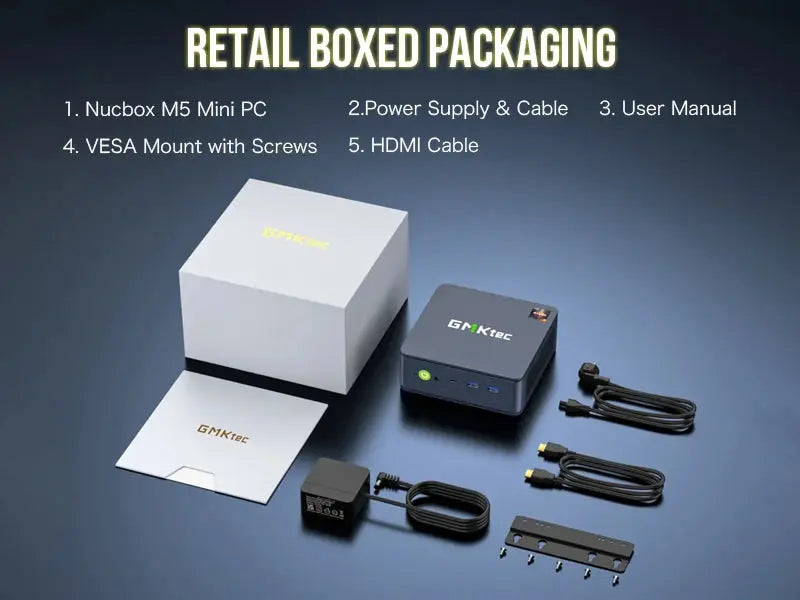 GMKtec M5 Plus Ryzen 7 5825U Mini PC Windows 11 Pro DDR4 Dual Channel NVMe M.2 SSD WIFI6E BT5.2 Desktop Office Gaming Computer - ALPENZO