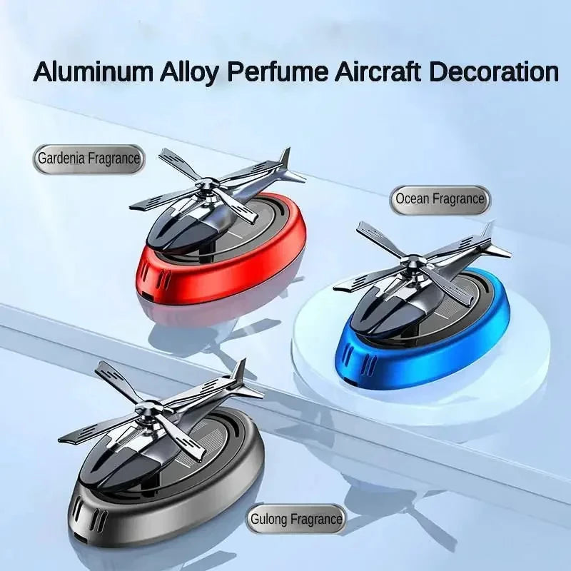 Solar Aircraft Car Decoration Ornaments Car Interior Accessories Desktop Ornament Gift For Woman, Man, Car Enthusiast ALPENZO