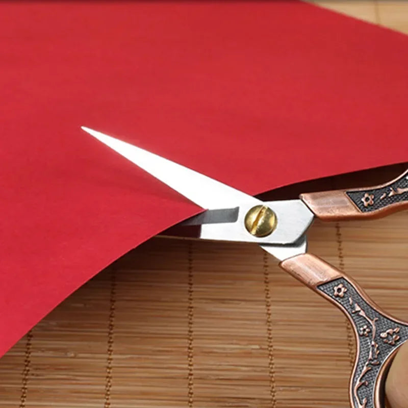 Stainless Steel Scissor Fabric Thread Sewing Scissor Colorful Handicraft Household Embroidery Sewing Shears Embroidery Scissors - ALPENZO