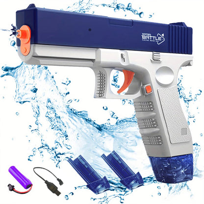 Unilabo M416 Electric Water Gun - Battery Powered With External Water Bottle Attachment - Perfect For Kids & Adults Outdoor Fun ALPENZO