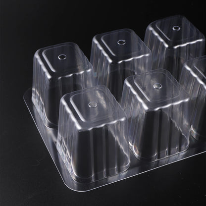 Seed Starter Tray Box With LED Grow Light Nursery Pot Seedling Germination Planter Adjustable Ventilation Humidity 6/12/13 Cell - ALPENZO