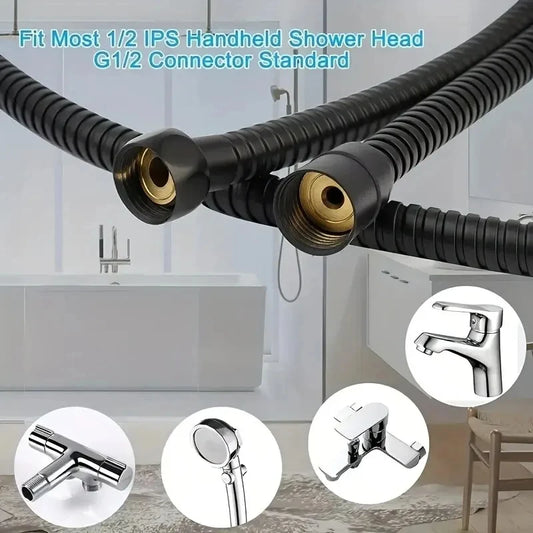 Shower Hoses Bathroom Shower Pipes Sprinkler Heads Universal Connection Pipes Water Heater Outlet Pipes Bathroom Accessories - ALPENZO