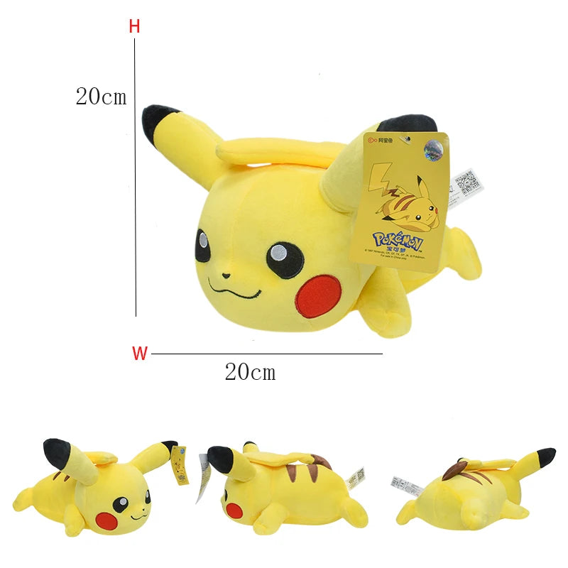 Pokemon Pikachu Stuffed Toys Anime Cartoon & Cute Plush Dolls Throw Pillow Birthday Gift For Kids Friends Boys Home Decoration ALPENZO