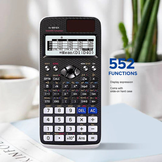 Multifunctional science function calculator-552function Specially designed for student exams, economical packaging，High-End Appe ALPENZO